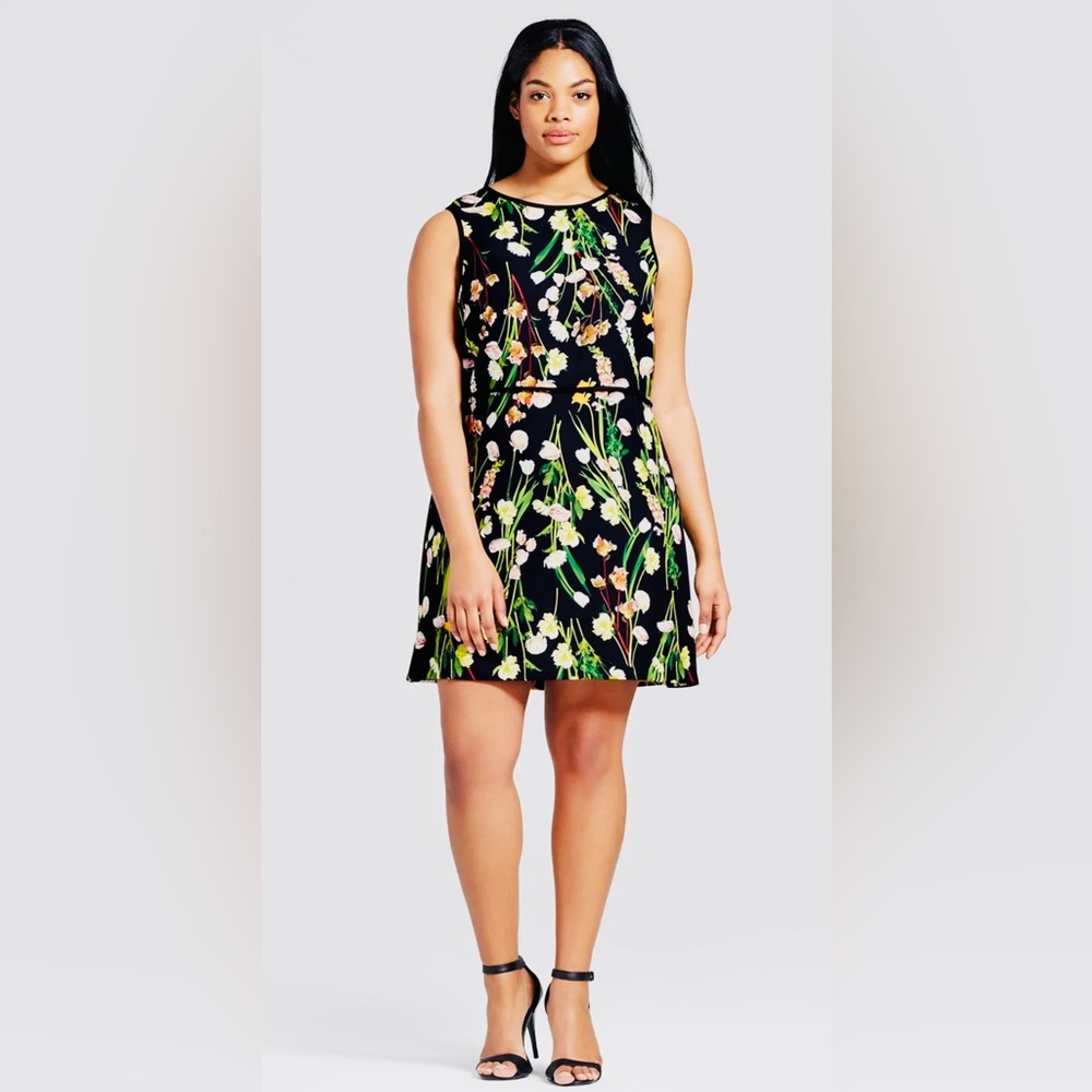 Victoria Beckham for Target. English Floral Mini Dress. EUC. Size S.